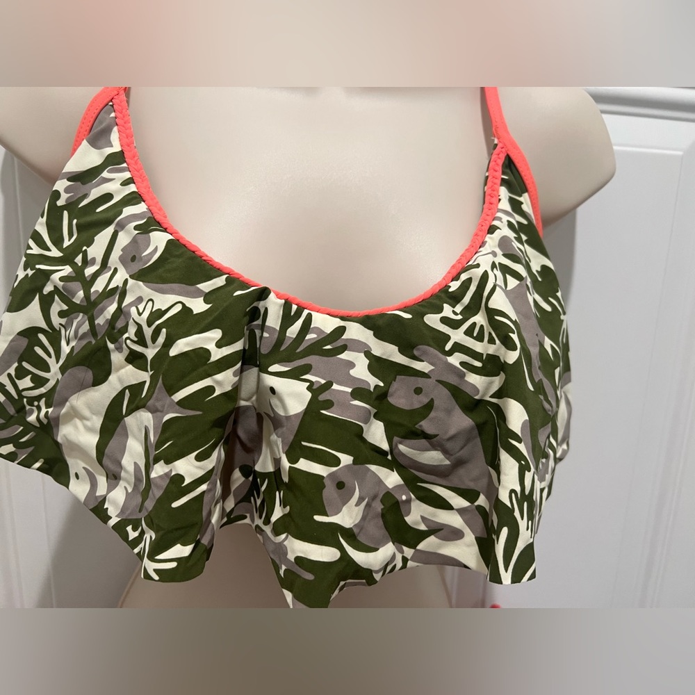 NWOT! Sperry Ruffle Bikini Top - Picture 9 of 10